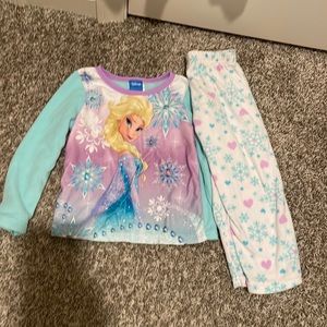 Disney Elsa fleece pajama set